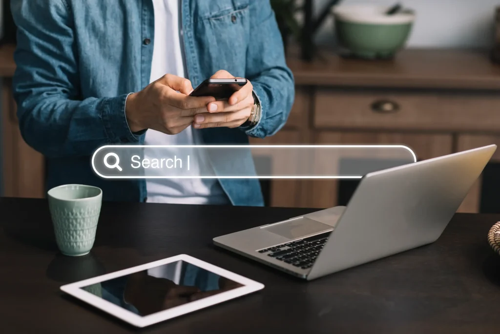 homepage-concept-with-search-bar - AD-IOS Web Development Digital Marketing for Social Media