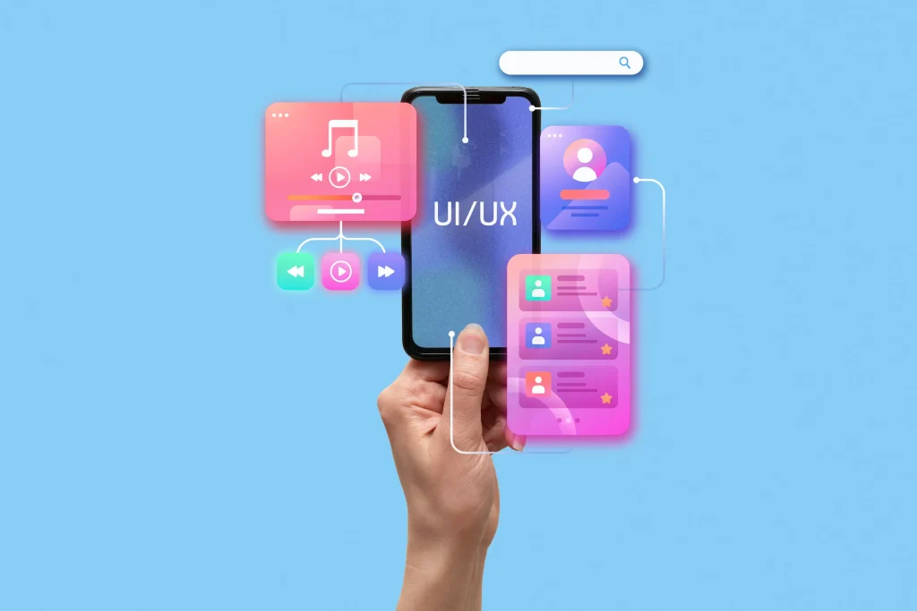 ui-ux-representations-with-smartphone - AD-IOS Web Development Web Development Blog for Businesses
